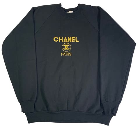 chanel paris sweatshirt mens|vintage Chanel sweater.